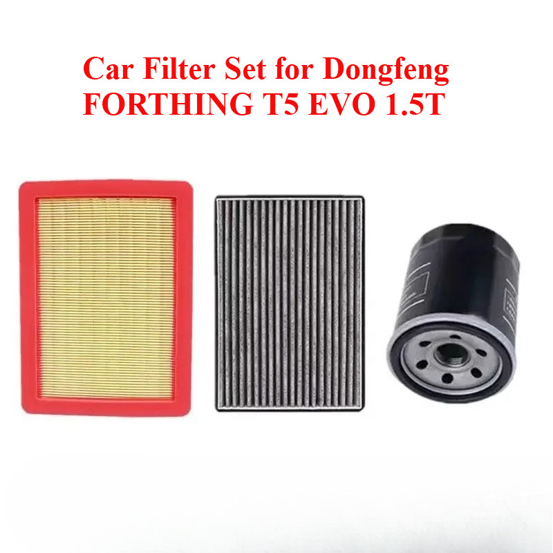 ชุดกรองรถยนต์สําหรับ Dongfeng FORTHING T5 EVO 1.5T เครื่องปรับอากาศ/ตัวกรอง Cabin, กรองน้ํามันชิ้นส่