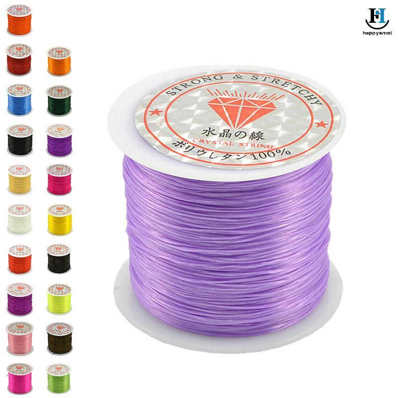 [GA] 50M Strong Stretch Elastic Cord Wire rope Bracelet Nelace String Bead 0.5mm, [TH]