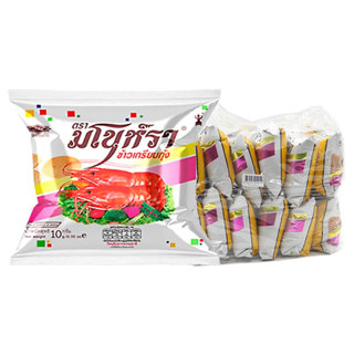 มโนห์รา ข้าวเกรียบกุ้งทอด 10 ก. x 12 (MANORA Fried Prawn Cra…