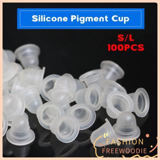 FREEWOODIE 100PCS Pigment ถ้วย, Microblading Disposable Tatt…