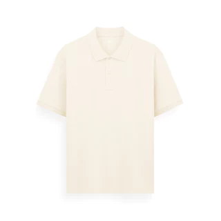 AIIZ เสื้อโปโลผู้ชายสีพื้นพิมพ์โลโก้ AIIZ Men’s AIIZ Logo Polo Shirt