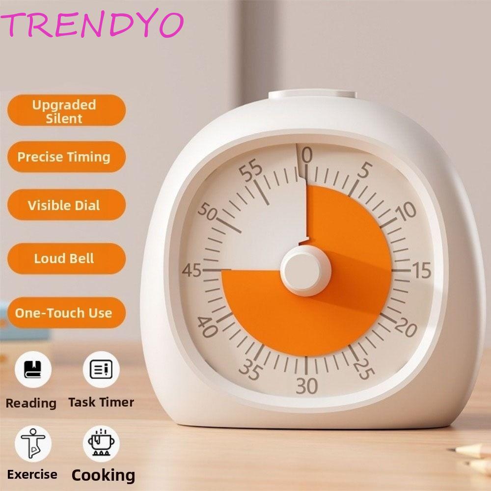 TRENDYO ตัวจับเวลาภาพ, ตัวเตือนจับเวลาวินัยในตนเองครัวนับถอยหลังเตือน, มัลติฟังก์ชั่น 60 นาทีการจัดการเวลาอิเล็กทรอนิกส์เด็กจับเวลาครัวทําอาหาร