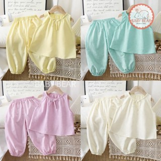 ชุดแฟชั่นน่าร้อน ชุดเซ็ตเด็กผู้หญิง 2 ชิ้น เสื้อลำลอง Size80…