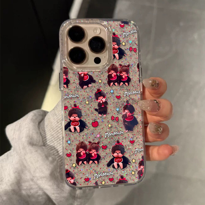 LUSI เคสไอโฟน 17 15 13 สำหรับ iPhone 17 11 13 15 Pro Max 12 14 Pro Max XR X XS Max 15 14 Plus ปกทำนองที่น่ารักน่ารัก