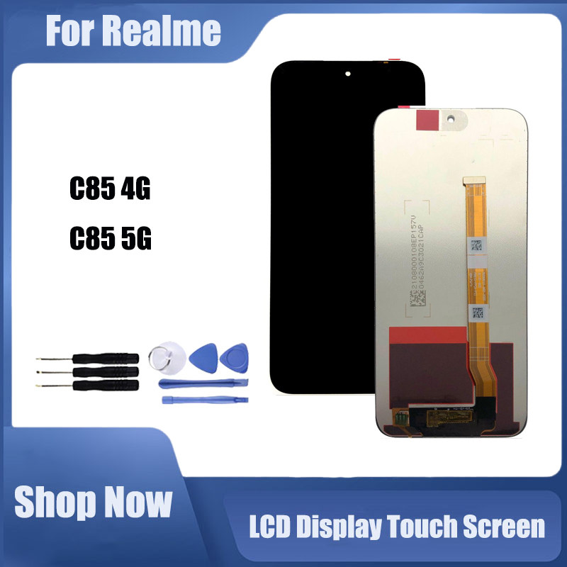 สําหรับRealme C85 4G RMX5566 C85 5G RMX5253 จอแสดงผลLCDหน้าจอสัมผัสเปลี่ยน