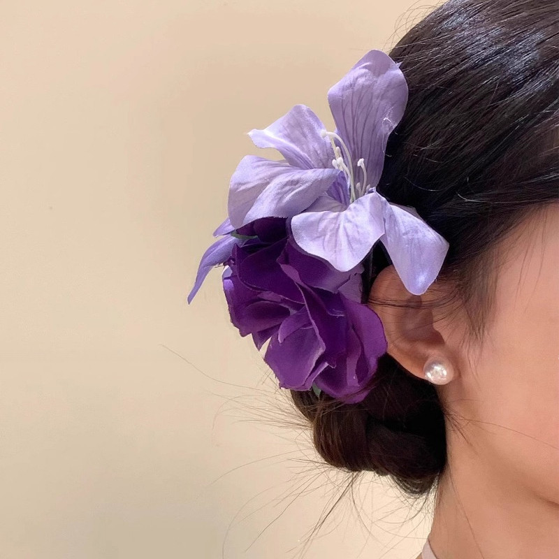 กิ๊บติดผมดอกไม้สีม่วงใหม่สําหรับสงกรานต์ทั้งหมดดู | ใส่สบาย | มาใหม่