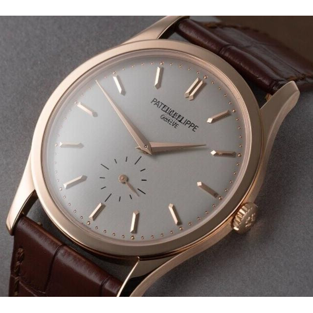 PaatchPatekPPOhilippeCALATRAVA Series 37mm Manual Mechanical Mens Watch 5196R-001