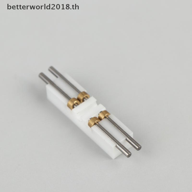 [bet] 1:160 N Scale รถไฟลูกกลิ้งโลหะและพลาสติก ABS ขาตั้งกลิ้งล้อ Railroad ล้ออุปกรณ์เสริมเค้าโครง [