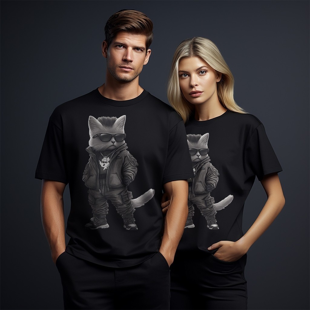 100% Original COD 24-hour Delivery Premium Distro T-Shirt 3D Ranger Cat