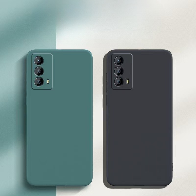 กรณีสแควร์ซิลิโคนเหลวนุ่มกันกระแทกเคสโทรศัพท์สําหรับ vivo iQOO Z6X Z6 Z5x Z1X Z1K Z5 U5e T2x Y73t Y7