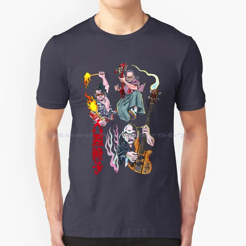 เสื้อยืด Top Merch Heavy Ningen ผ้าฝ้าย 100% Ningen Isu Shinji Wajima Kenichi Nobu Nakajima Masuhiro