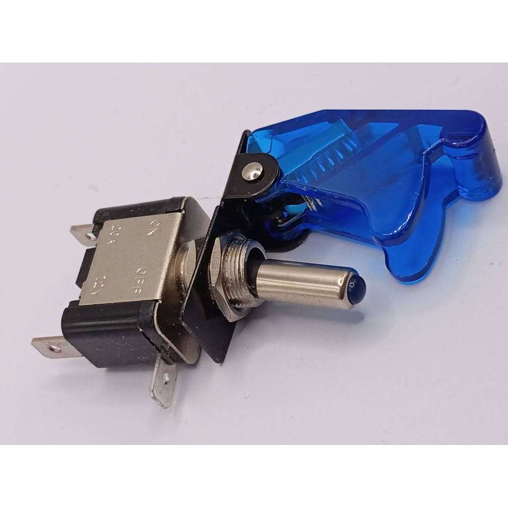 แบรนด์แท้ สวิตช์โยกแบบมีฝาครอบ (Toggle Switch with Safety Cover) สไตล์เครื่องบิน 12v พร้อมส่งจากไทย ราคา ถูกที่สุด ดีลบีเคเค แกลเลอรีภาพที่ 7