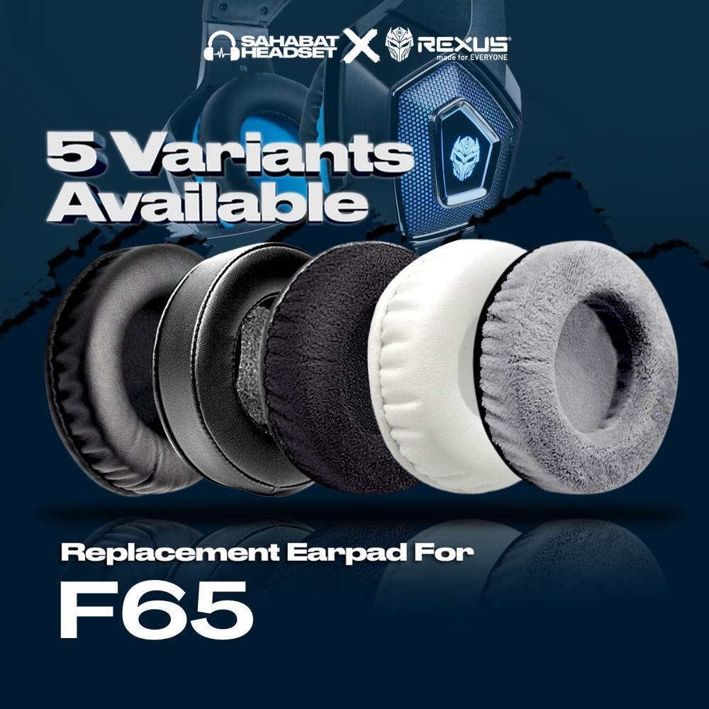แผ่นรองหูฟัง Earcup Pad Rexus F65 F 65 F-65 แผ่นโฟมแผ่นรองหูฟัง