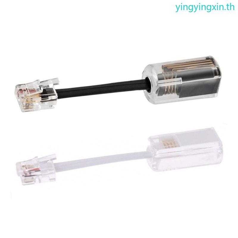 YIN RJ9 4P4C โทรศัพท์อินเทอร์เน็ต Modulars ปลั๊กเชื่อมต่อสายเคเบิล