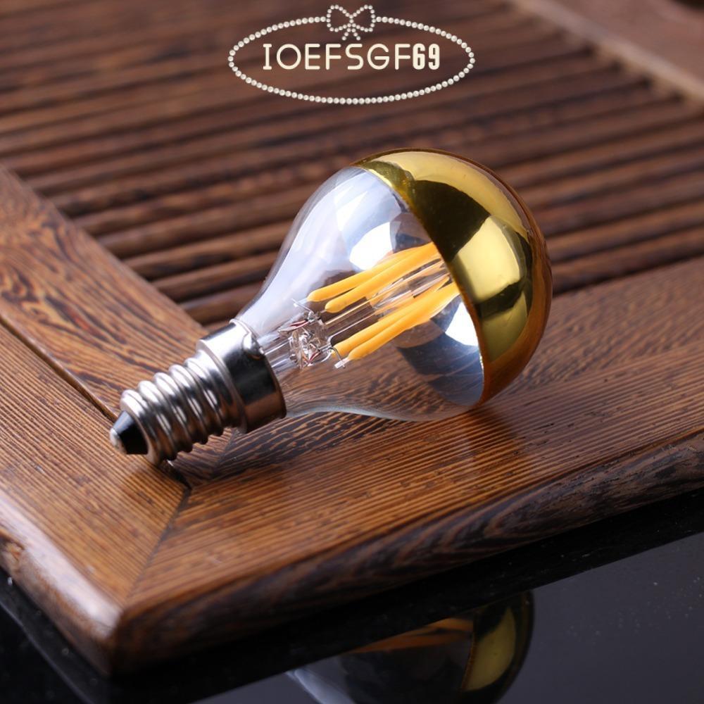 IOEFSGF69 หลอดไฟคริสตัล, E12/E14/E26/E27 4W หลอดไฟ LED, 2023 หลอดไส้ 2200K 2700K หลอดไฟ LED เทียน Wa