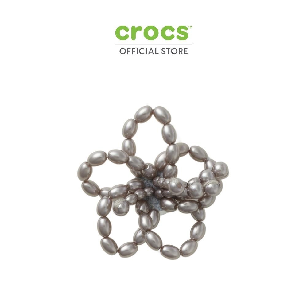 CROCS ตัวติดรองเท้า JIBBITZ™ BLACK PEARL BEADED FLORAL รุ่น 10016000 -  MULTI COLOR