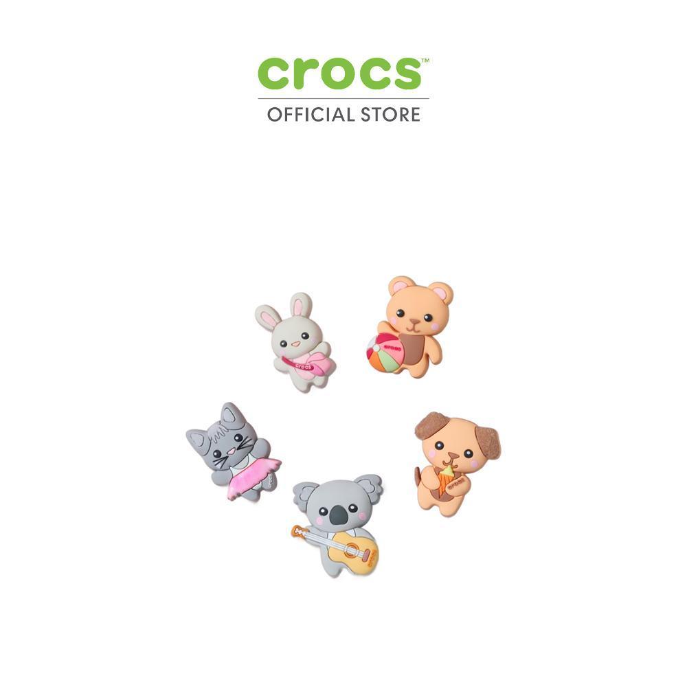 CROCS ตัวติดรองเท้า JIBBITZ™ CUTIE ANIMAL FRIENDS 5 PACK รุ่น 10017623 - Multicolor