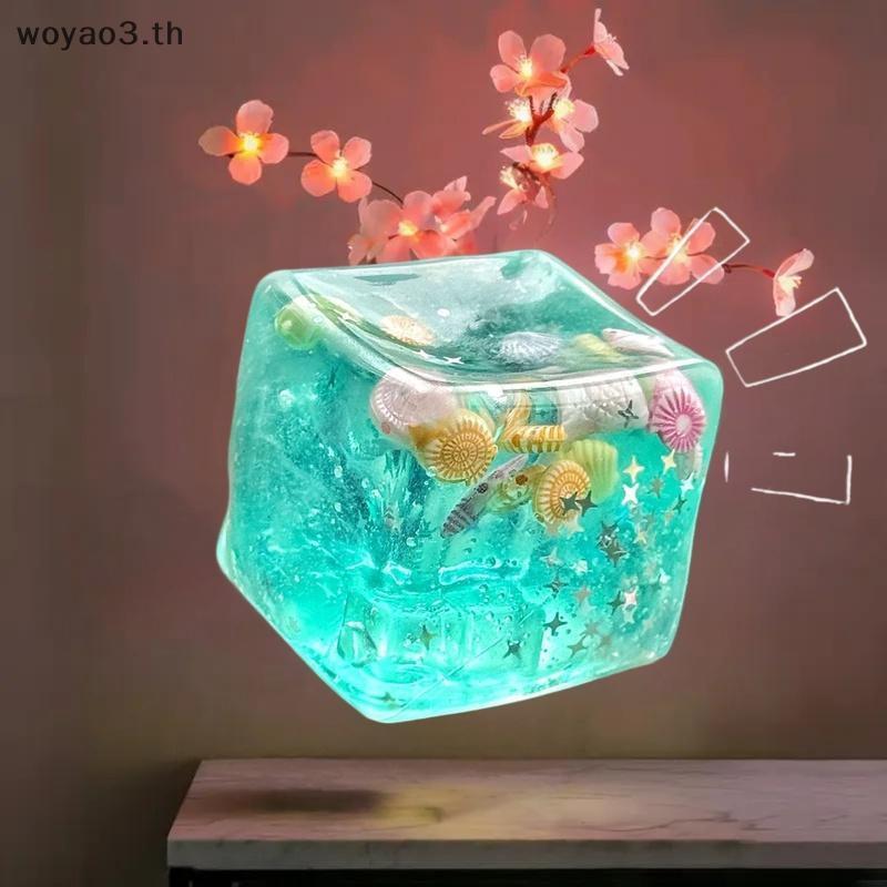[Woyao] 1 ชิ้นช้า Rise Squishy ของเล่นสําหรับเด็กและผู้ใหญ่ Taba Squishy ความเครียดลูกบอล Cube Ocean Sensory Fidget ของเล่นบีบผ่อนคลายของขวัญ [TH]