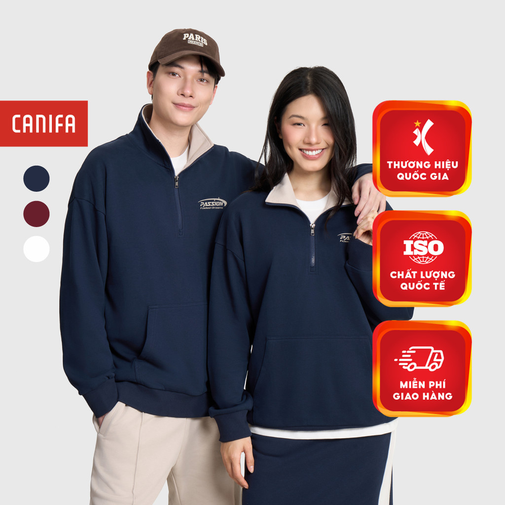 CANIFA 5TW25C001 เสื้อกันหนาวผู้ใหญ่ unisex