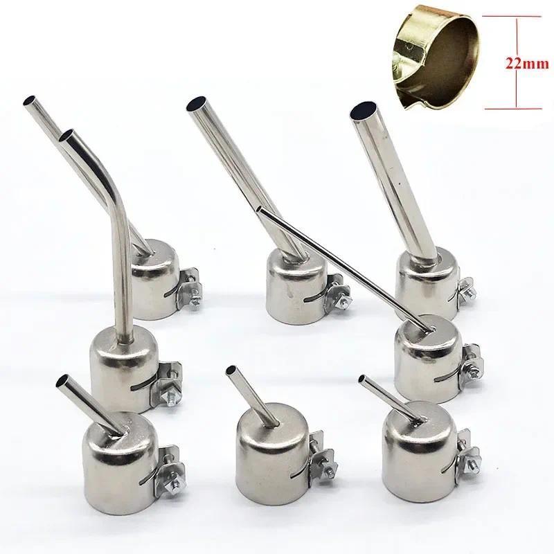 850 852 852D 853 ยาวมุมเฉียง 45 องศา SMD BGA หัวฉีด 3 มม.5 มม.10 มม.สําหรับ YIHUA AOYUE Hot Air Gun 