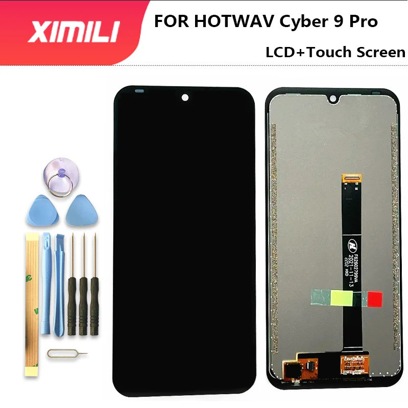 6.3 "สําหรับ Hotwav Cyber 9 Pro จอแสดงผล LCD + หน้าจอสัมผัสจอแสดงผลแผงกระจกสําหรับ Cyber 9 Pro 4G หน