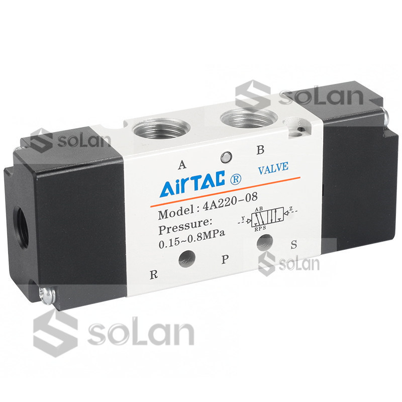 4A110/4A220/4A120/4A210/4A220/4A3104A410/4A420-M5-06-08-10-15 ยี่ห้อใหม่ Air Control วาล์ว