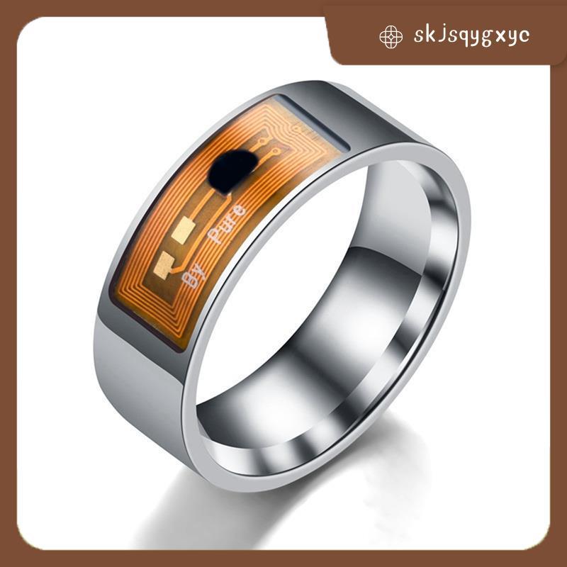 skjsqygxycNFC Smart Chip Ring ป้ายโทรศัพท์มือถือ Smart Ring ใหม่ 1 ชิ้น