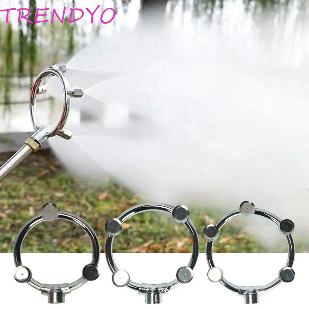 TRENDYO หัวฉีด Atomizing รอบ 3/4/5 หัว Misting เครื่องพ่นสารเคมีไฟฟ้า, การทําให้เป็นละออง Sprinkler สแตนเลส M14 หัวฉีดแรงดันสูง Annular การเกษตร