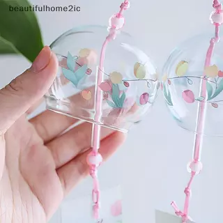 [ใหม่] ญี่ปุ่น Wind Bell ญี่ปุ่น Wind Chimes Handmade แก้ว Furin ตกแต่งบ้านสปาห้องครัวตกแต่งสํานักงาน Sakura Cherry Blossom รูปแบบ [TH]
