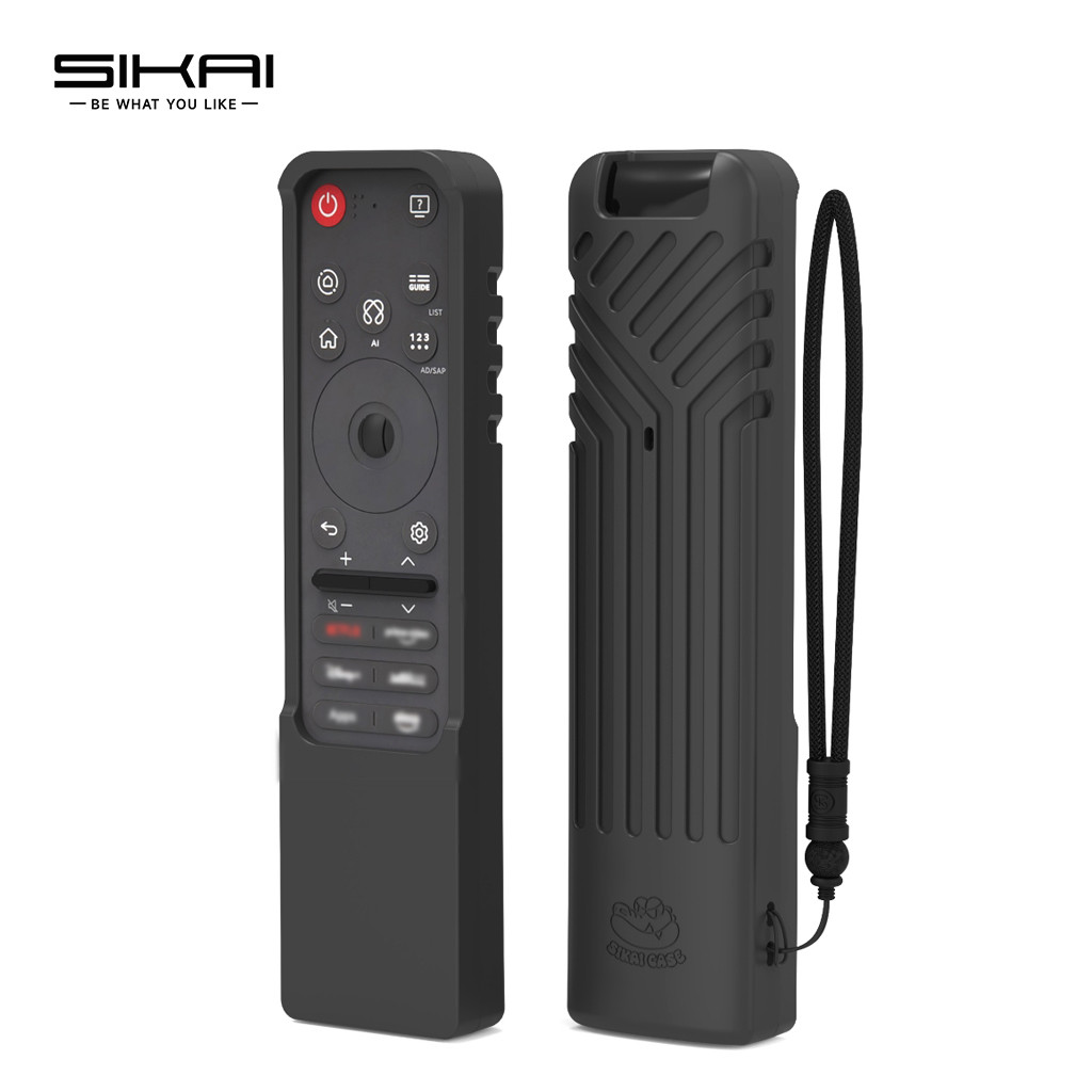 เคสซิลิโคนป้องกันสําหรับ LG MR25 GA Magic Remote, Anti-Slip กันกระแทกล้างทําความสะอาดได้พร้อมช่องใส่