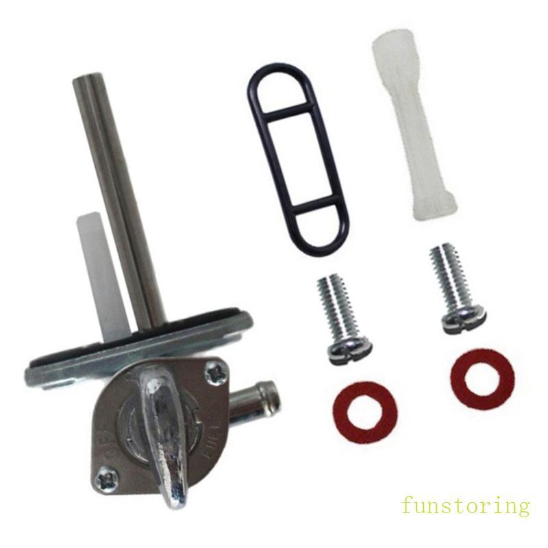 FUN วาล์วเชื้อเพลิงรถจักรยานยนต์ Petcock Assembly สําหรับ XVS 1100 99-09 4WM-24500-02-00