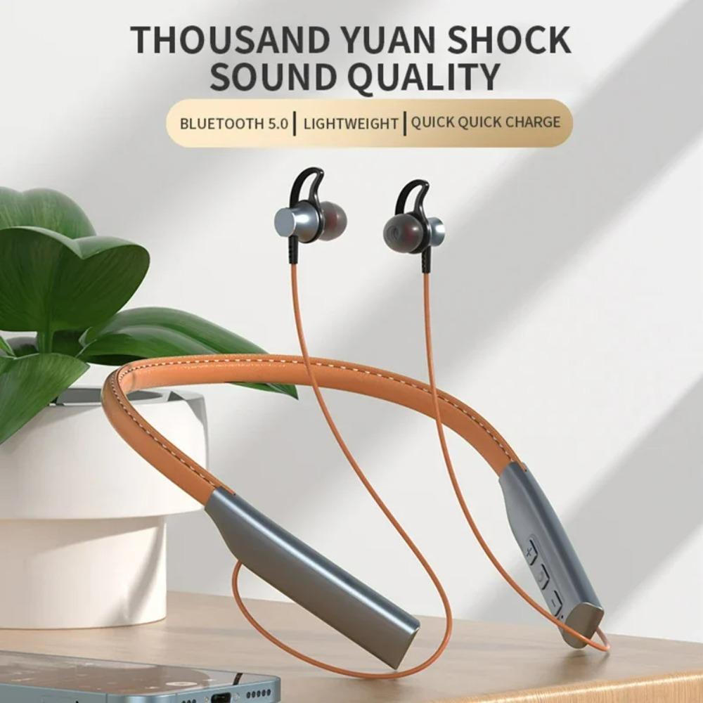 ใหม่ล่าสุด TWS ไร้สายบลูทูธ V5.0 หูฟังการ์ด MP3 เครื่องเล่น TWS ชุดหูฟังแบบคล้องคอวิ่งกีฬาหูฟังกันน้