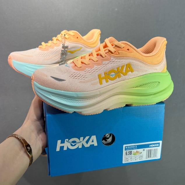 VHB Hoka Bondi 9 รองเท้ากีฬาผู้ชายและผู้หญิง Hoka Bondi 8 รองเท้าวิ่ง 1162011-FSTB