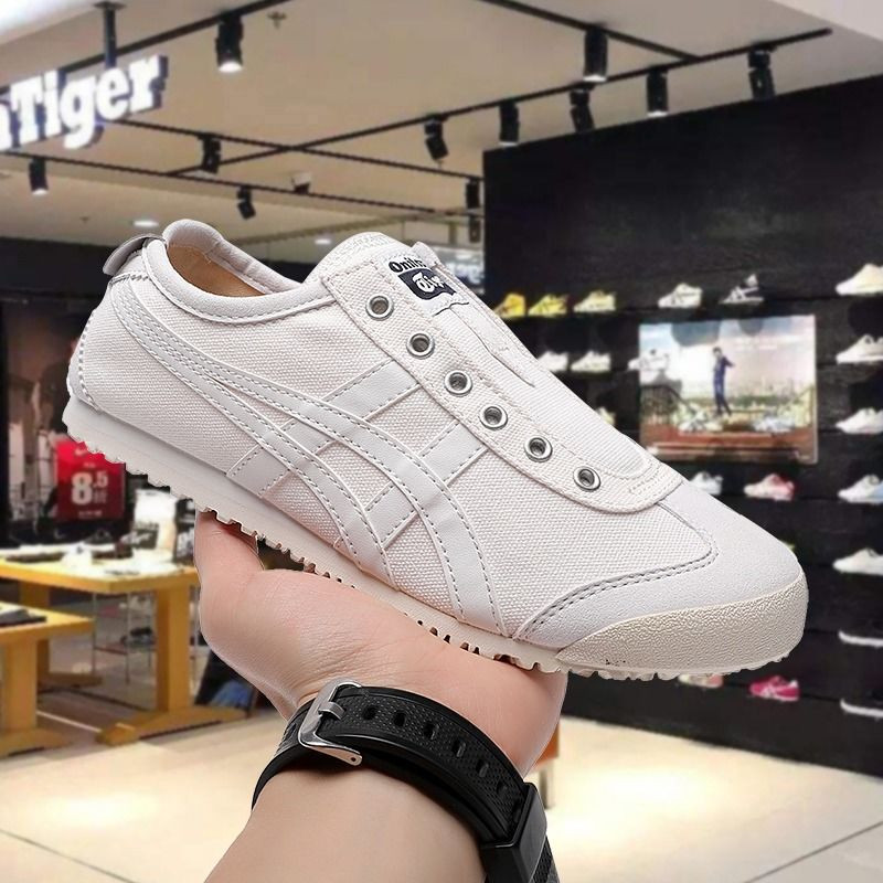 สไตล์ใหม่ โอนิซึกะ ผู้หญิงสุทธิรองเท้าผู้ชายกีฬารองเท้าลําลองรองเท้าผ้าใบคู่