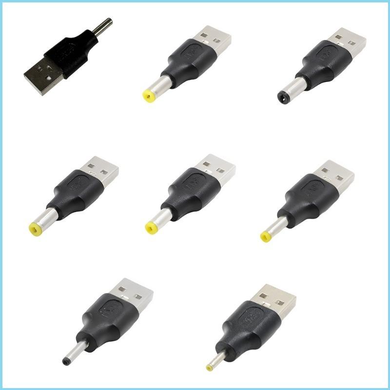 EZR Usb 2 0 Bus Adapter Usb To DC 5 5x2 1 2 5x0 7 3 0x1 1 5 5x2 5 5x1 7 4 8x1 7 PC ชาร์จโดยตรง USB ถ