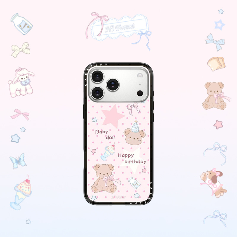 CASETiFY Forest Early News Series Happy I Wish You Happy Birthday เฉพาะเหมาะสําหรับ Apple iPhone17Pr