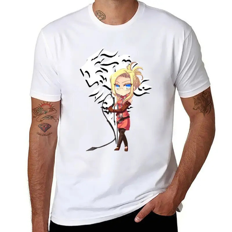 FF8 man man for man cotton t shirts t T-Shirt shirts For t cotton shirt Quistis Anime Men Gift luxur