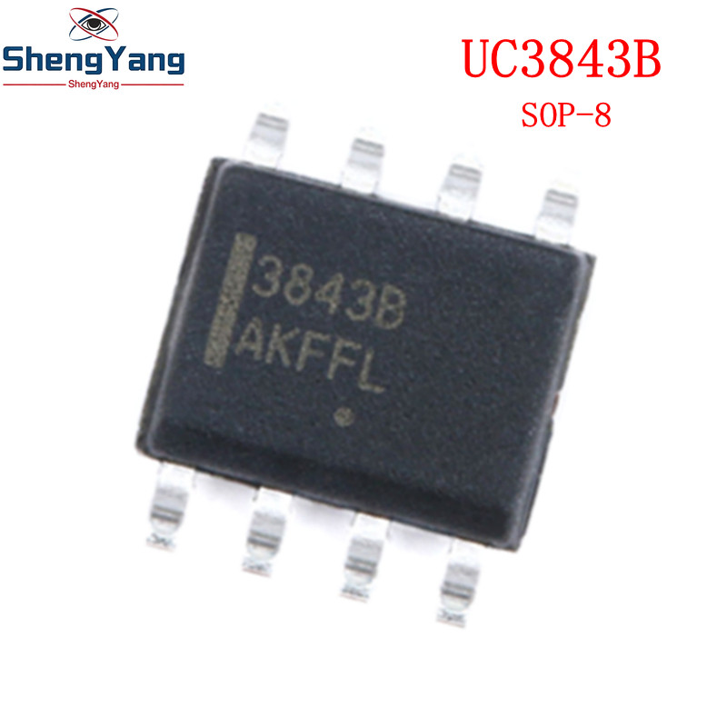 10 ชิ้นใหม่ 3843B UC3843B UC3843BD UC3843BD1R2G SOP-8 patch ในสต็อก