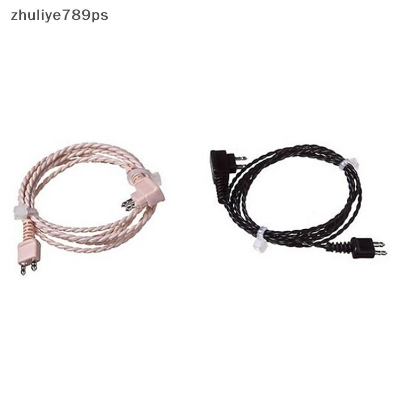 Zhuliye789ps] สายเคเบิล 2pin มาตรฐาน 1 ชิ้นสําหรับเครื่องช่วยฟังสายไฟรับสัญญาณใหม่