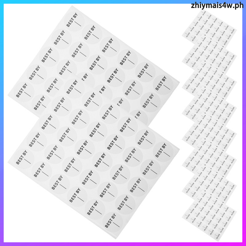 10 แผ่นชั้นวาง Life Label สติกเกอร์วันหมดอายุป้ายอาหารสําหรับตู้เย็นคอนเทนเนอร์ zhiymais4w