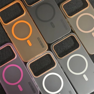 เคสโทรศัพท์สําหรับ Xiaomi Poco F8 F7 F6 F5 Pro/Ultra Poco X5 X6 X7 Pro Matte ฝาครอบแม่เหล็กโปร่งใสบาง Anti-fall ปลอก