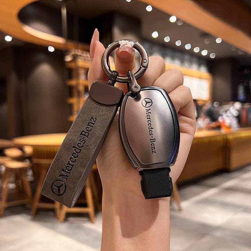 Benz c260l ฝาครอบกุญแจ c200l w203 w210 w124 w204 glc glb เคสกุญแจรถหัวเข็มขัด