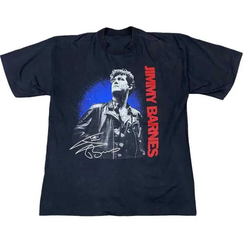 เสื้อยืด JIMMY BARNES รุ่น Make It Last All Night ปี 1990 สีดำ ขนาด S ถึง 5XL รหัสสินค้า 1J0051