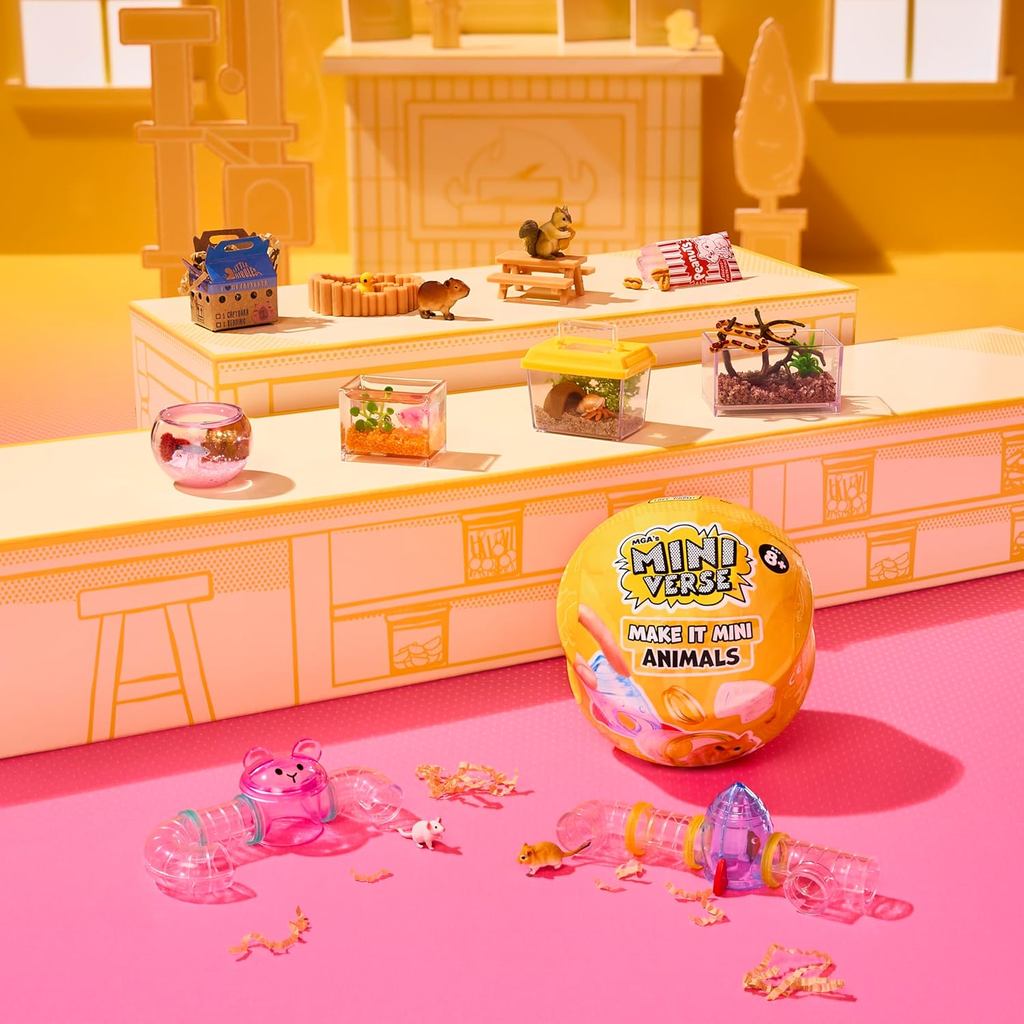 MGA Miniverse Animals Series 2 DIY เรซิ่นกล่องตาบอดของเล่น