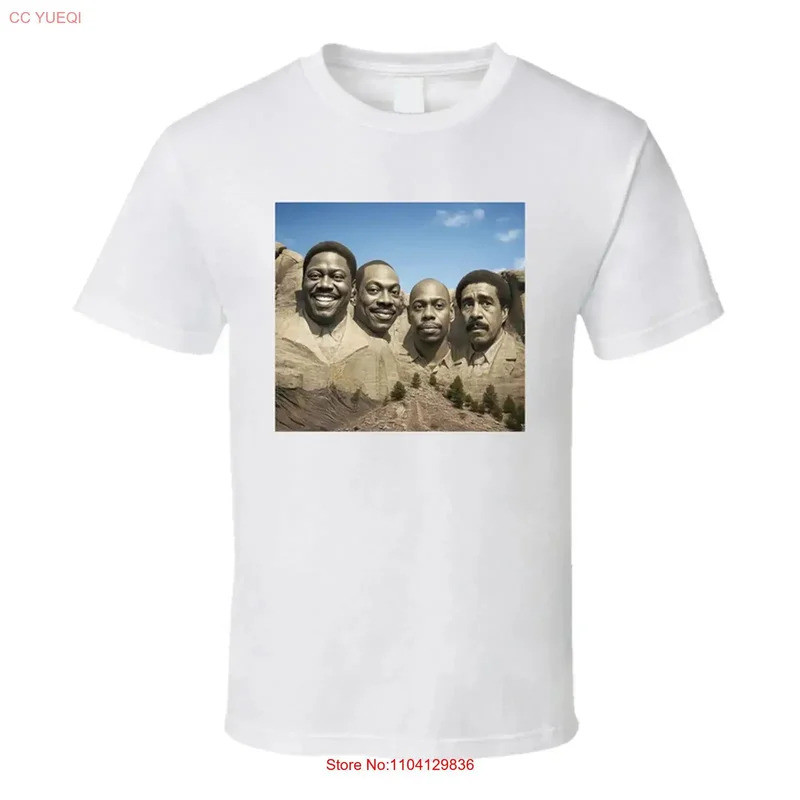 เสื้อยืดแฟนคลับคอมเมดี้ Mount Rushmore สไตล์วินเทจ สตรีทแวร์ใส่สบาย ลำลอง เสื้อผ้าดีไซเนอร์เล็กน้อย 