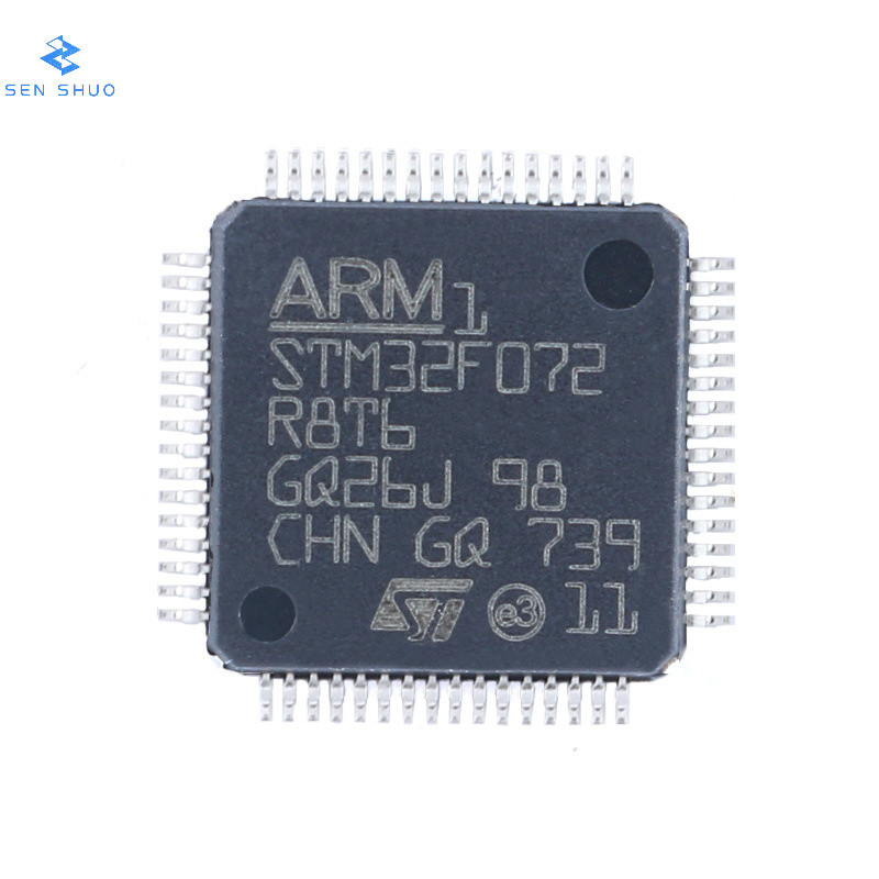 ของแท้ 100% STM32F072R8T6 LQFP-64 ARM Cortex-M0 32-Bit Microcontroller-MCU ชิป