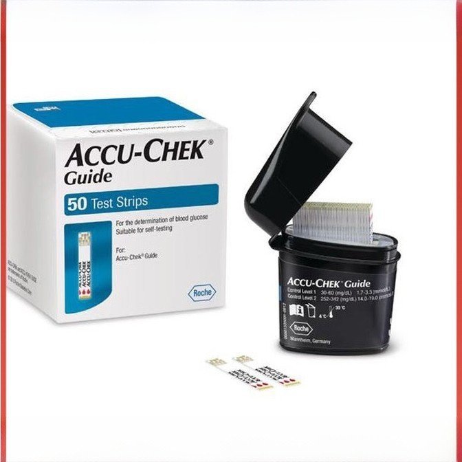 (EXP : ล่าสุด~) Accu-chek Guide Strip 50/100 แผ่น AccuChek GlucoVita