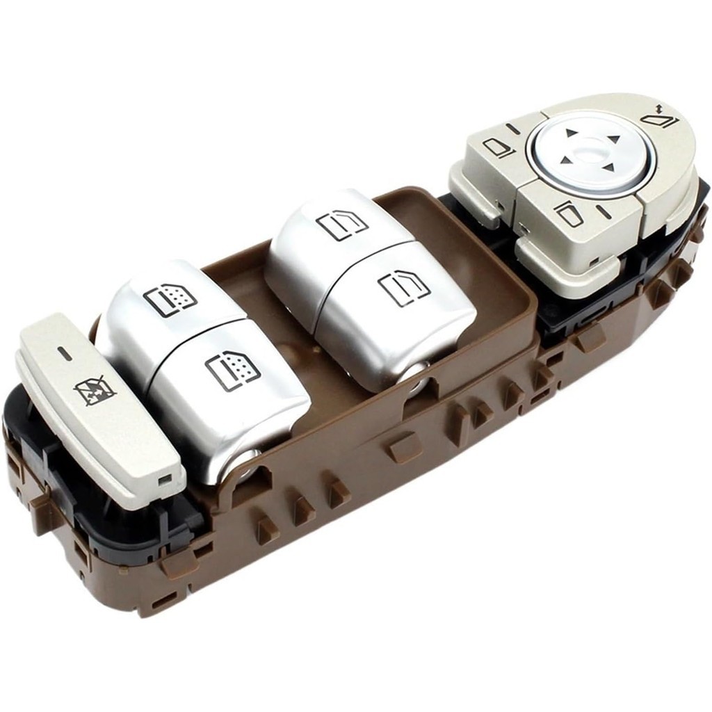 KIRYU ปุ่มสวิตช์ควบคุมกระจกรถยนต์สวิตช์ควบคุมตัวยกหน้าต่างรถยนต์เข้ากันได้กับ EWhite Light SWhite Li