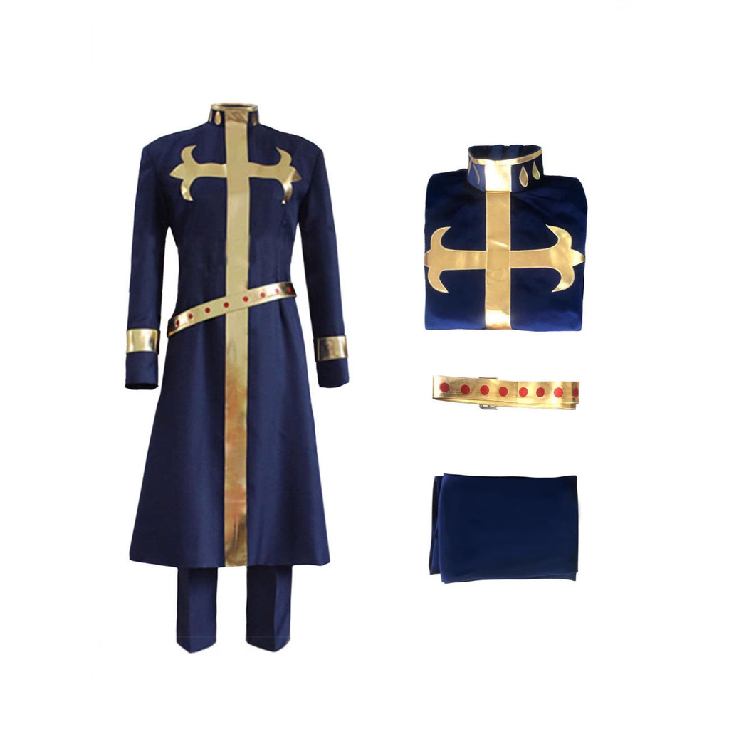 JOJO's Bizarre Adventure Enrico Poli cosplay costume for Halloween performance