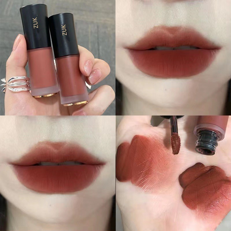 เซรีส์ลิปสติกสีแดงกันน้ำทนทาน - สีแดงด้าน - ไม่หลุดลอกง่าย - ไม่ซีดจาง - 6 สีลิปสติก - ลิปสติกเมคอัพ